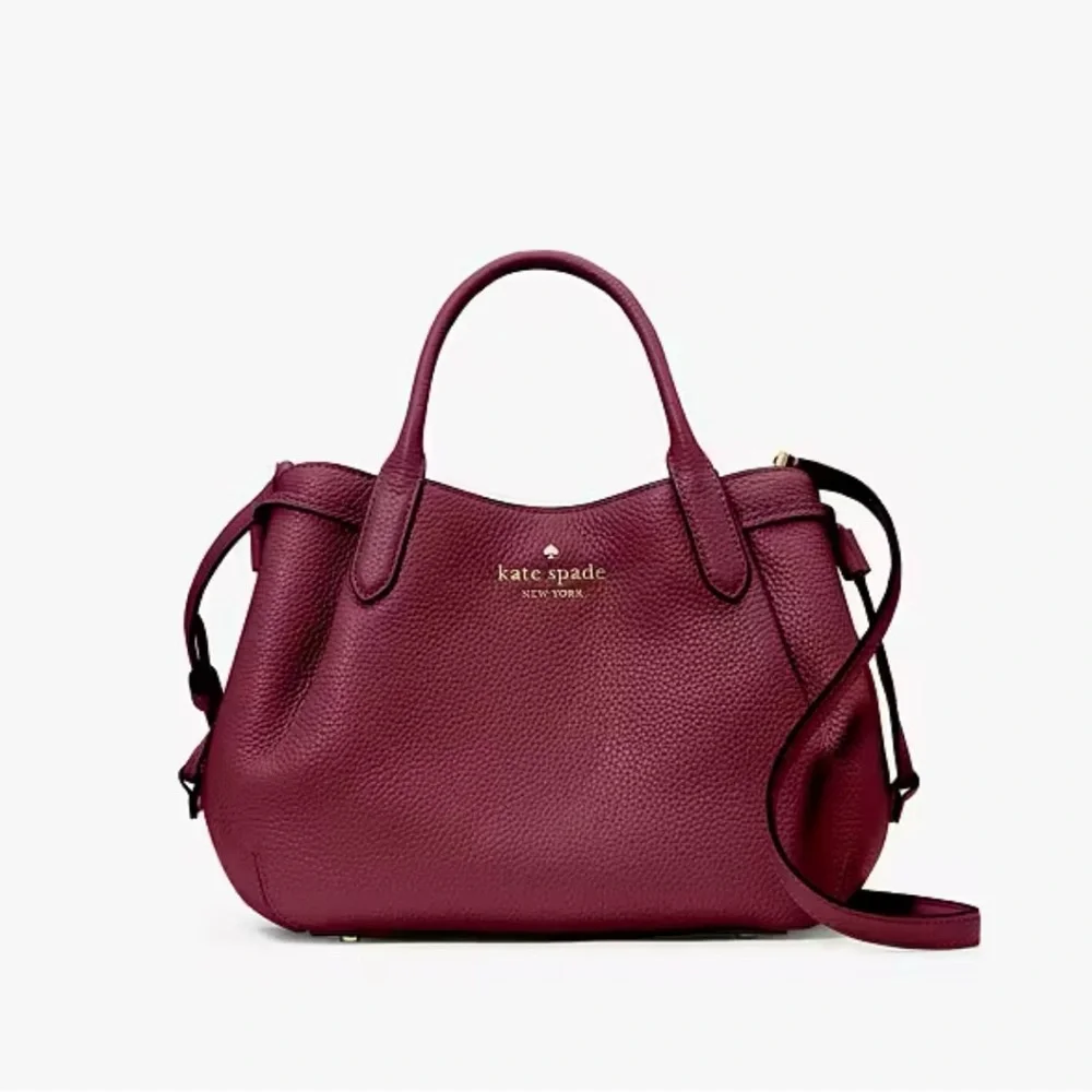 ♠️kate spade Dumpling Small Satchel, Blackberry Preserve NWT - Picture 13 of 13